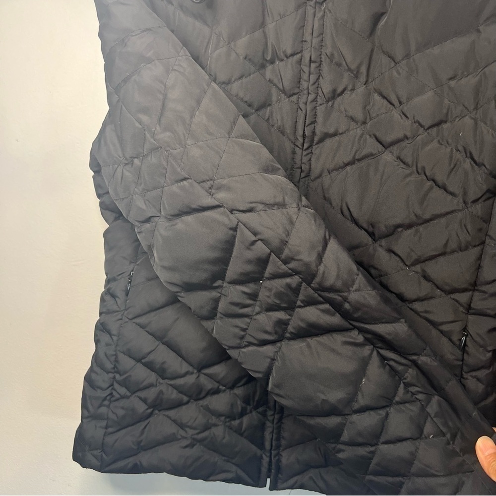 NEW YORK & CO Puffer Down Jacket Hooded Black Winter Outdoor Sz S Parka - Picture 6 of 10